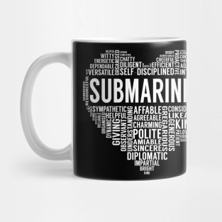 Submariner Heart Mug